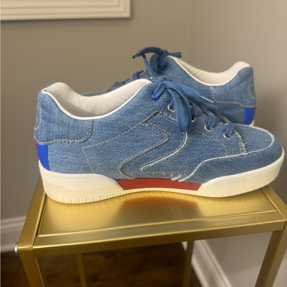 Stella McCartney Terry embroidered platform sneaker size 37. - Picture 3 of 8